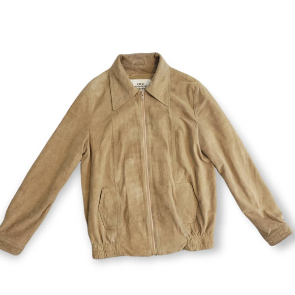 The tannery west Jackets & Blazers - Vintage Genuine Suede Leather Zip Up Jacket Size Medium